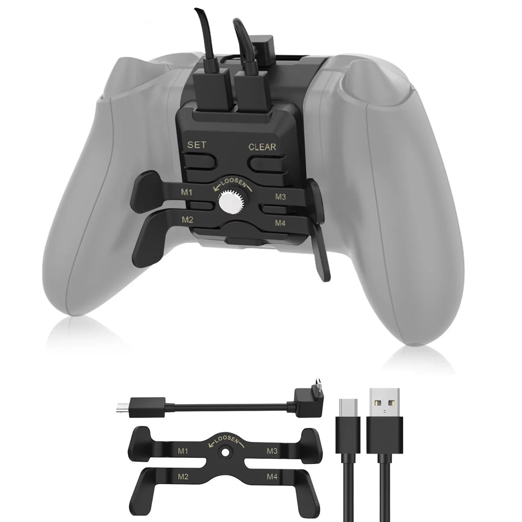Controller Paddles and Back Button Attachment for Xbox Series X/S and One/One S/X - Black