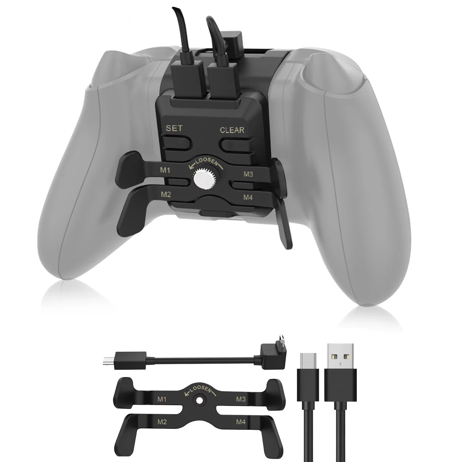 Controller Paddles and Back Button Attachment for Xbox Series X/S and One/One S/X - Black
